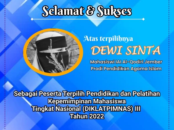 Mahasiswa PAI IAI Al-Qodiri Mengikuti Diklatpimnas III PTKI Se-Indonesia